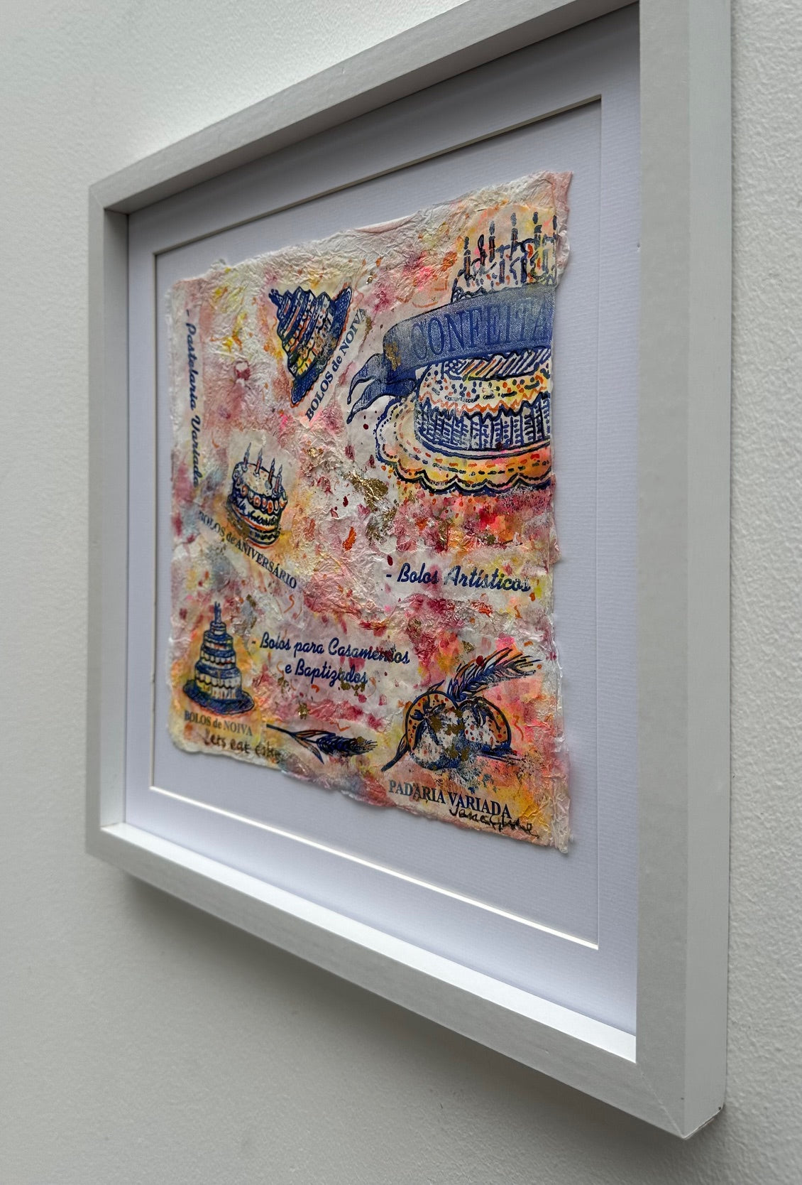 Original painting/Lets eat cake