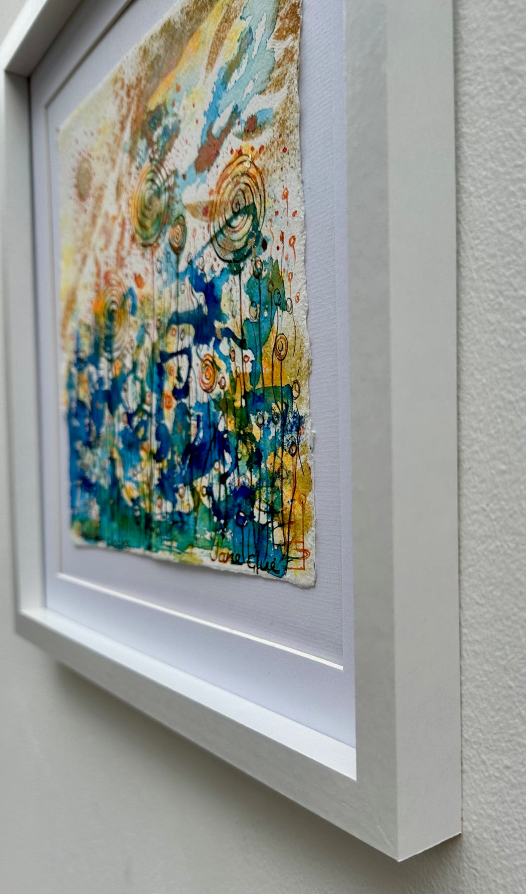 Original painting/Dandelion clocks