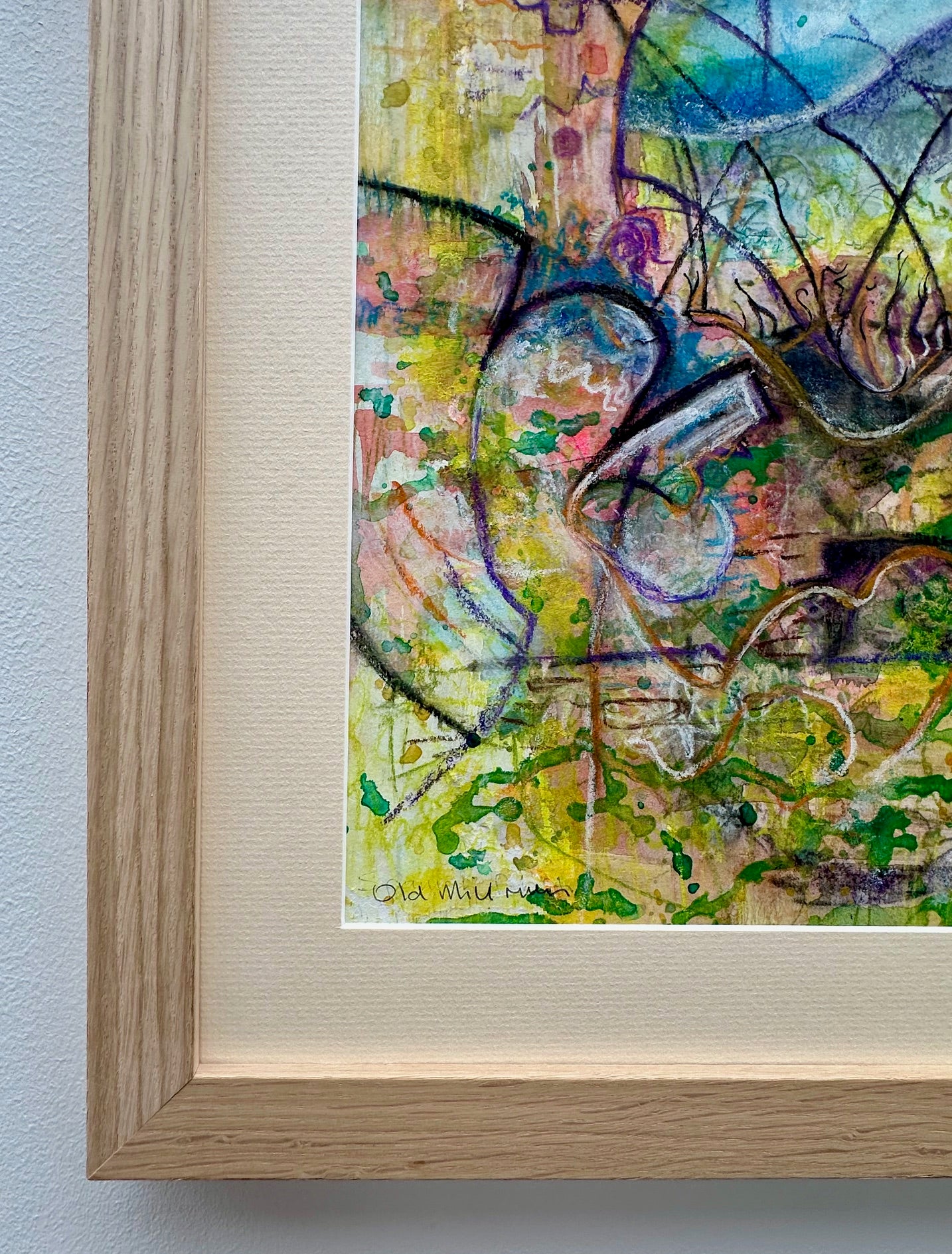 Original painting/Old Mill ruin