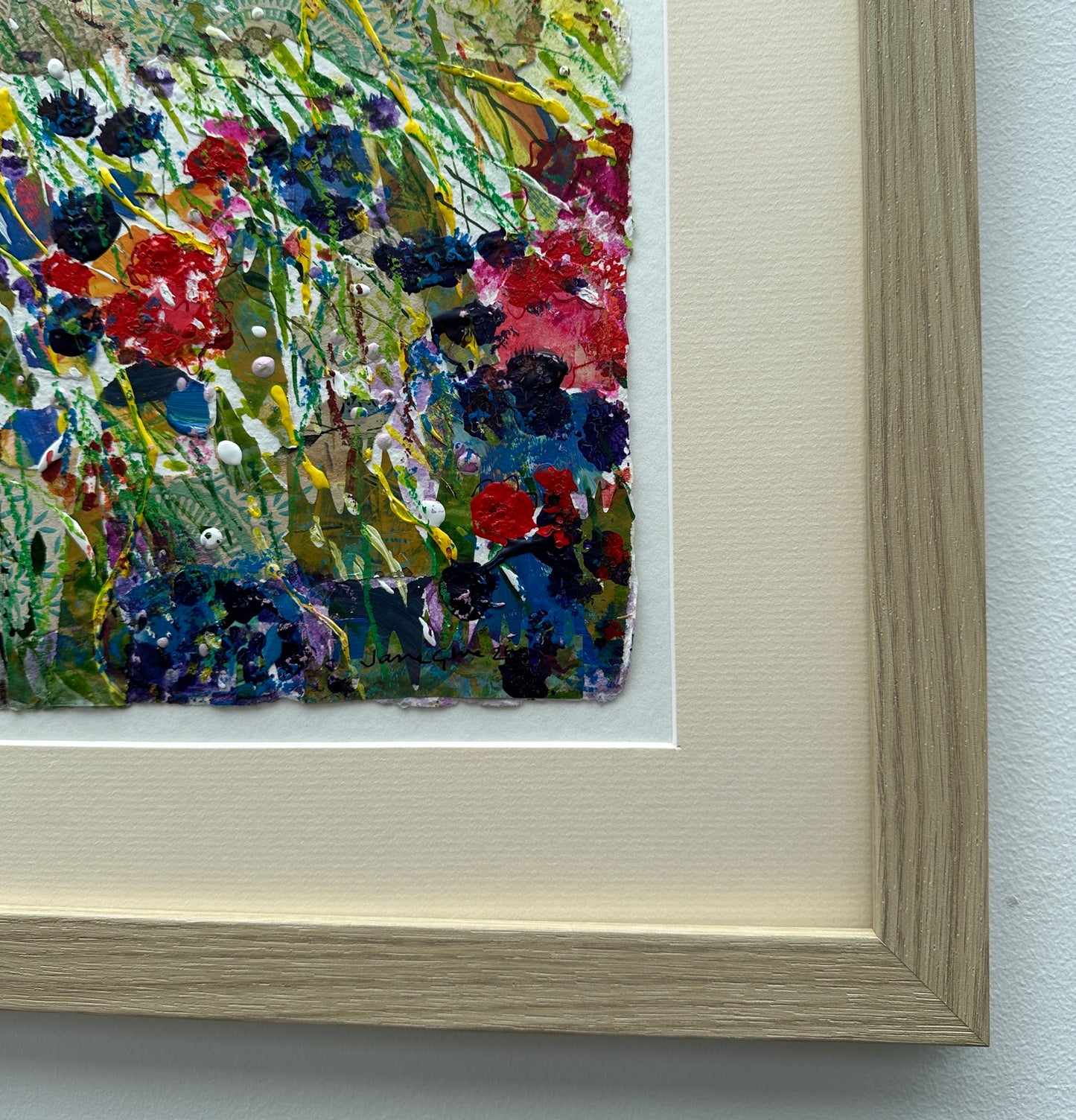 NEW! Original painting/Poppies and cornflowers