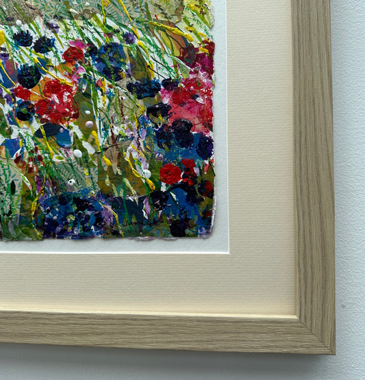 NEW! Original painting/Poppies and cornflowers
