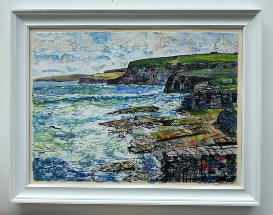 NEW! Original painting/Birsay Cliffs