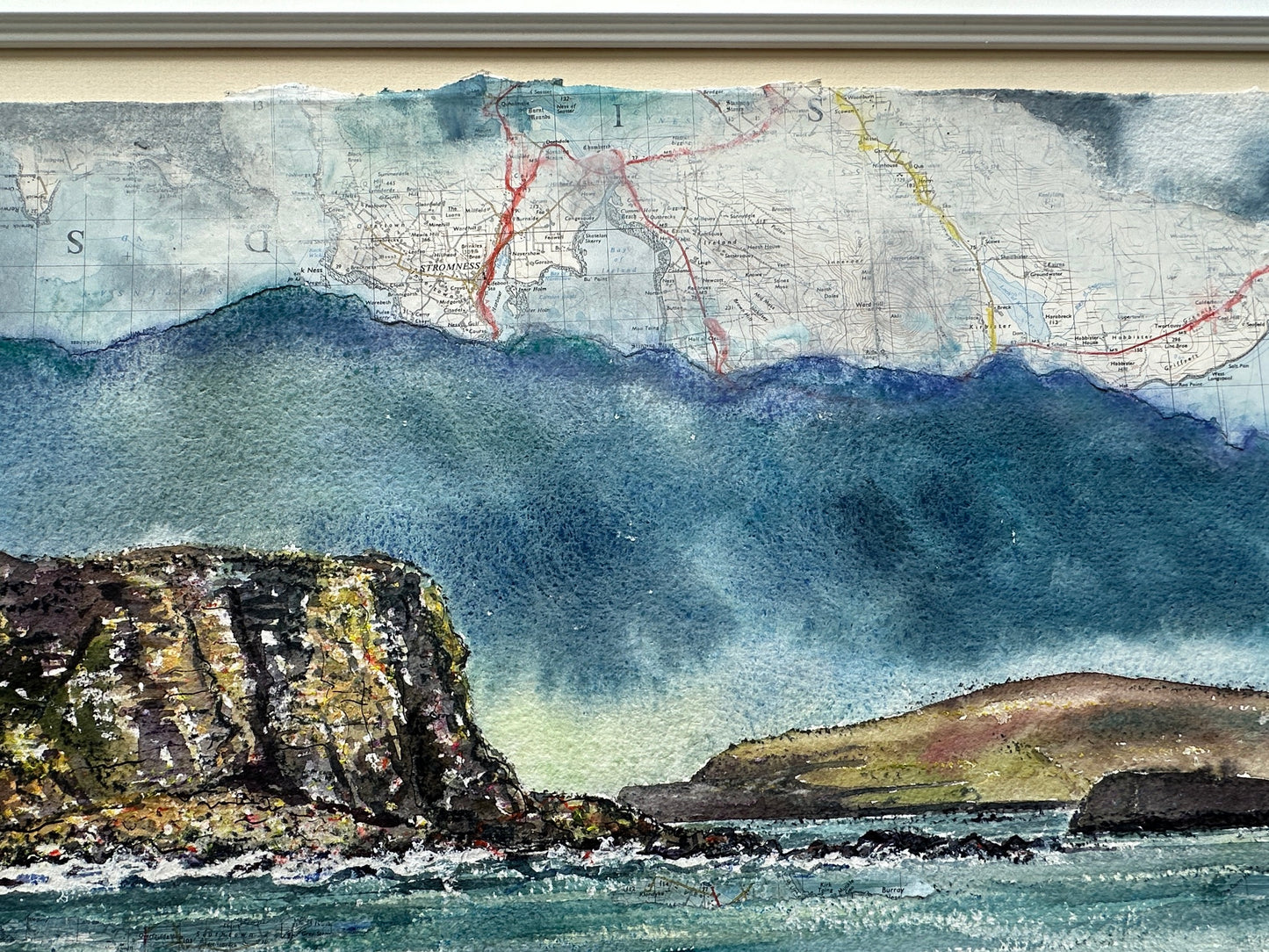 NEW! Original painting/Winter Storm