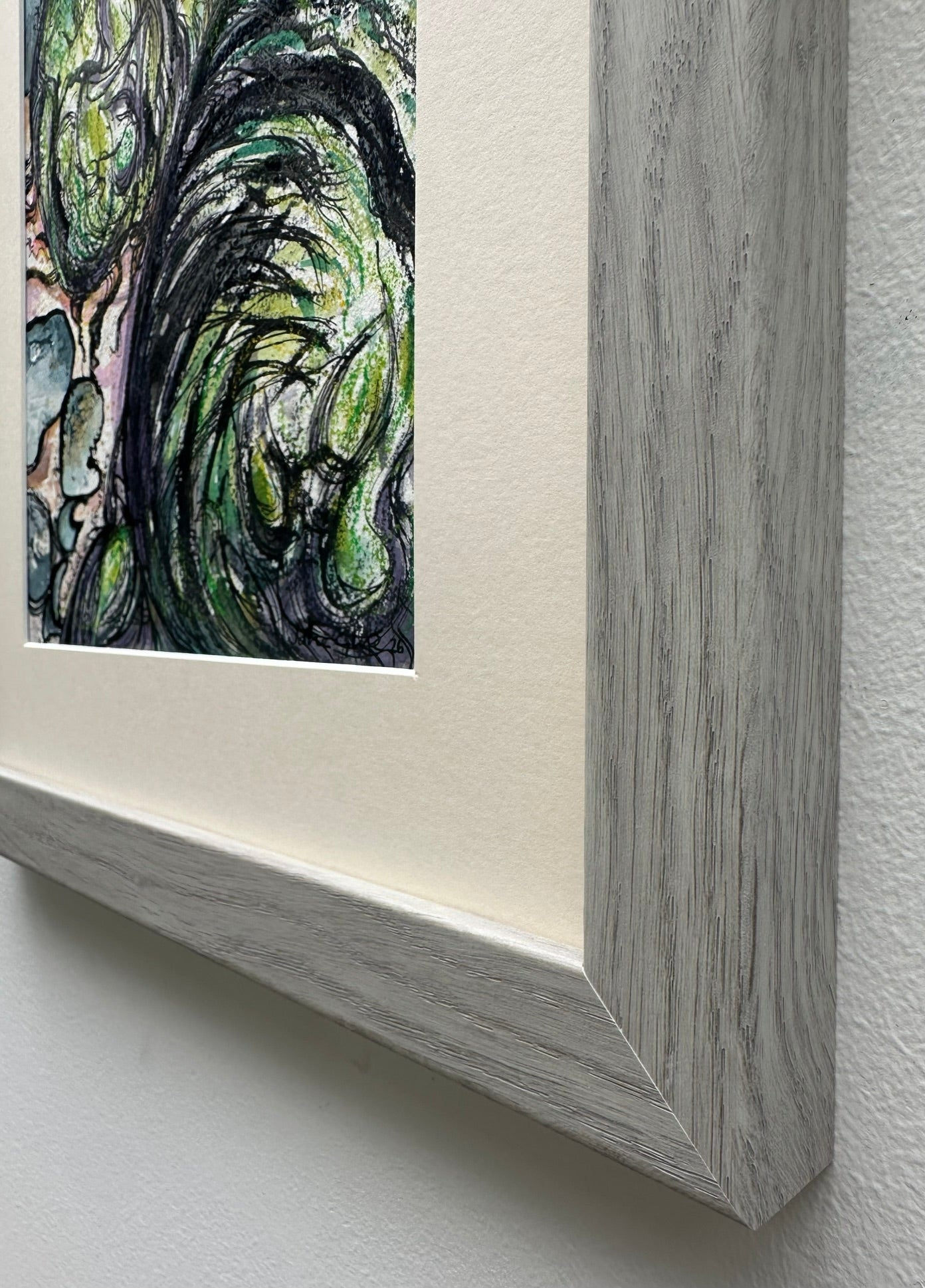 NEW! Original painting/ Seaweed Boulders
