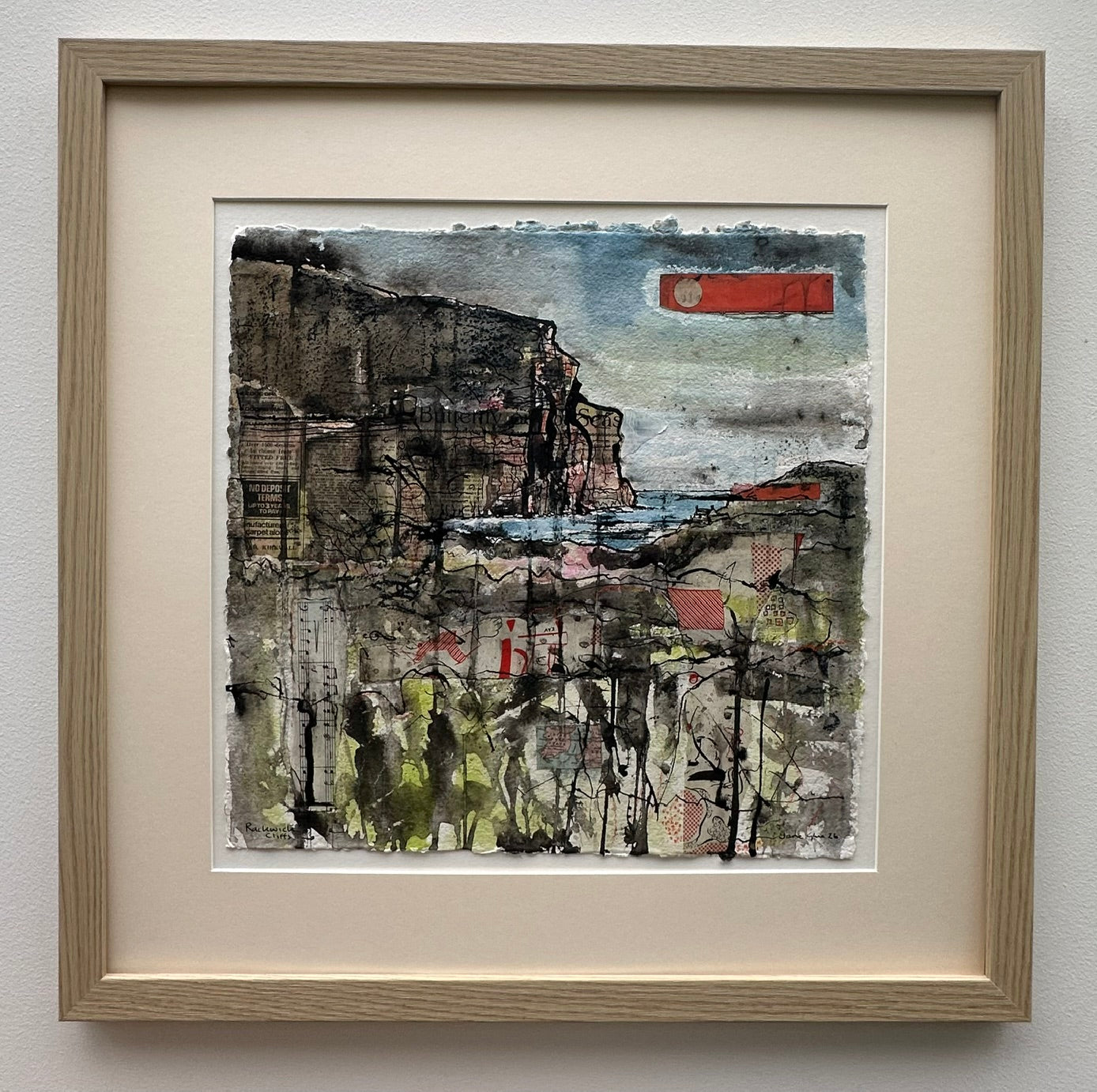 New! Original painting/Rackwick Cliffs