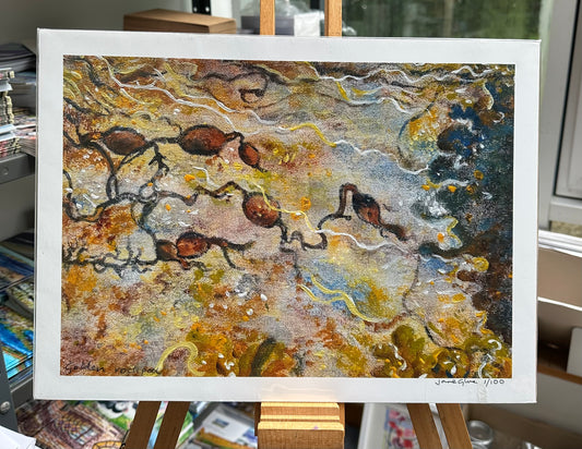 Limited edition print/Golden Rockpool