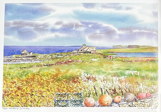 Large Limited edition print/Papa Westray, Orkney
