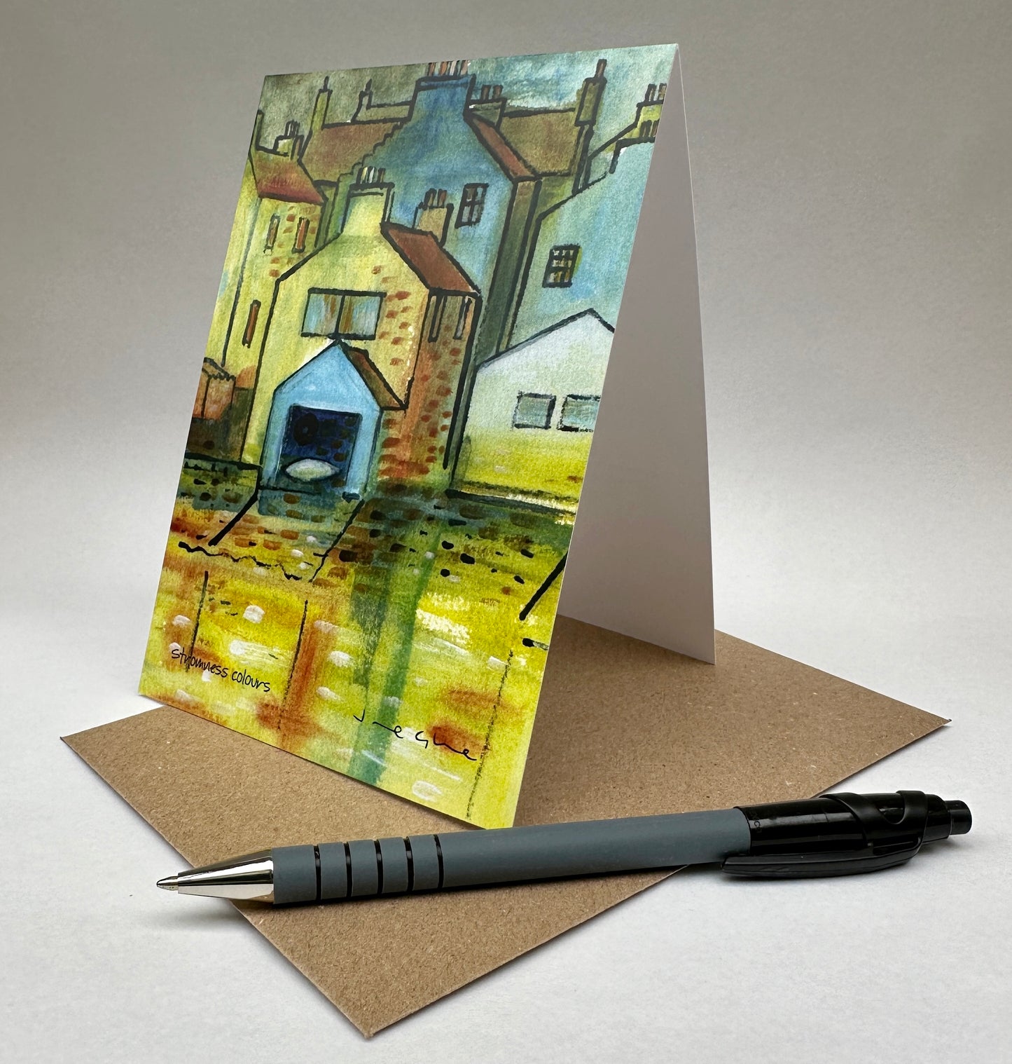 New! Card -  Stromness colours