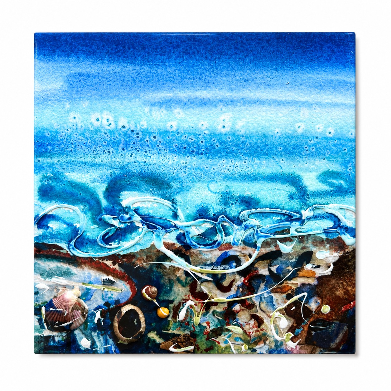 Large ceramic tile/Shorelines