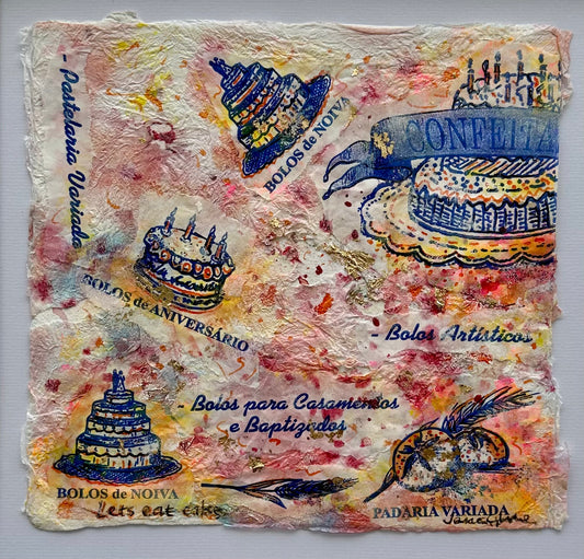 Original painting/Lets eat cake