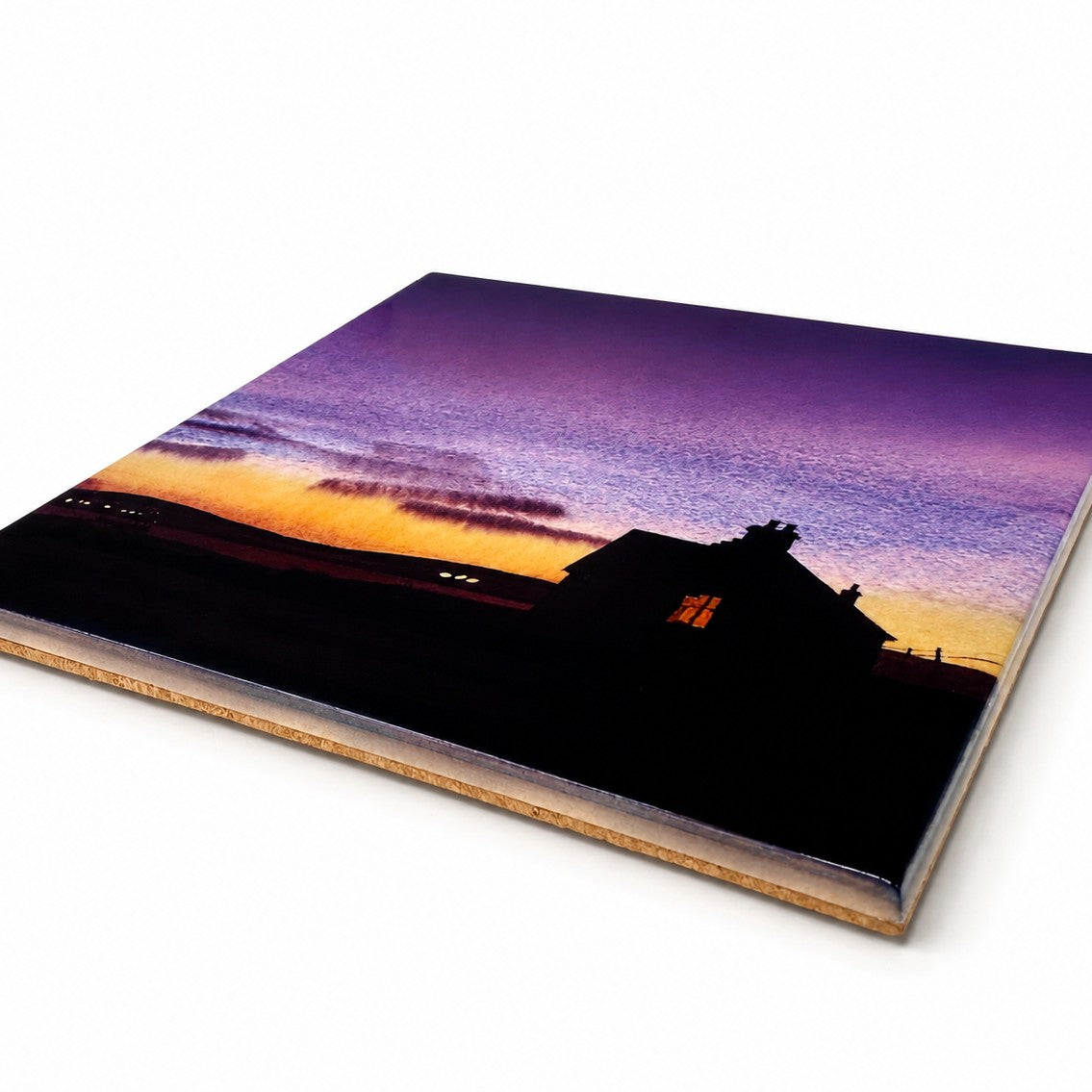 Medium ceramic tile/Night Sky