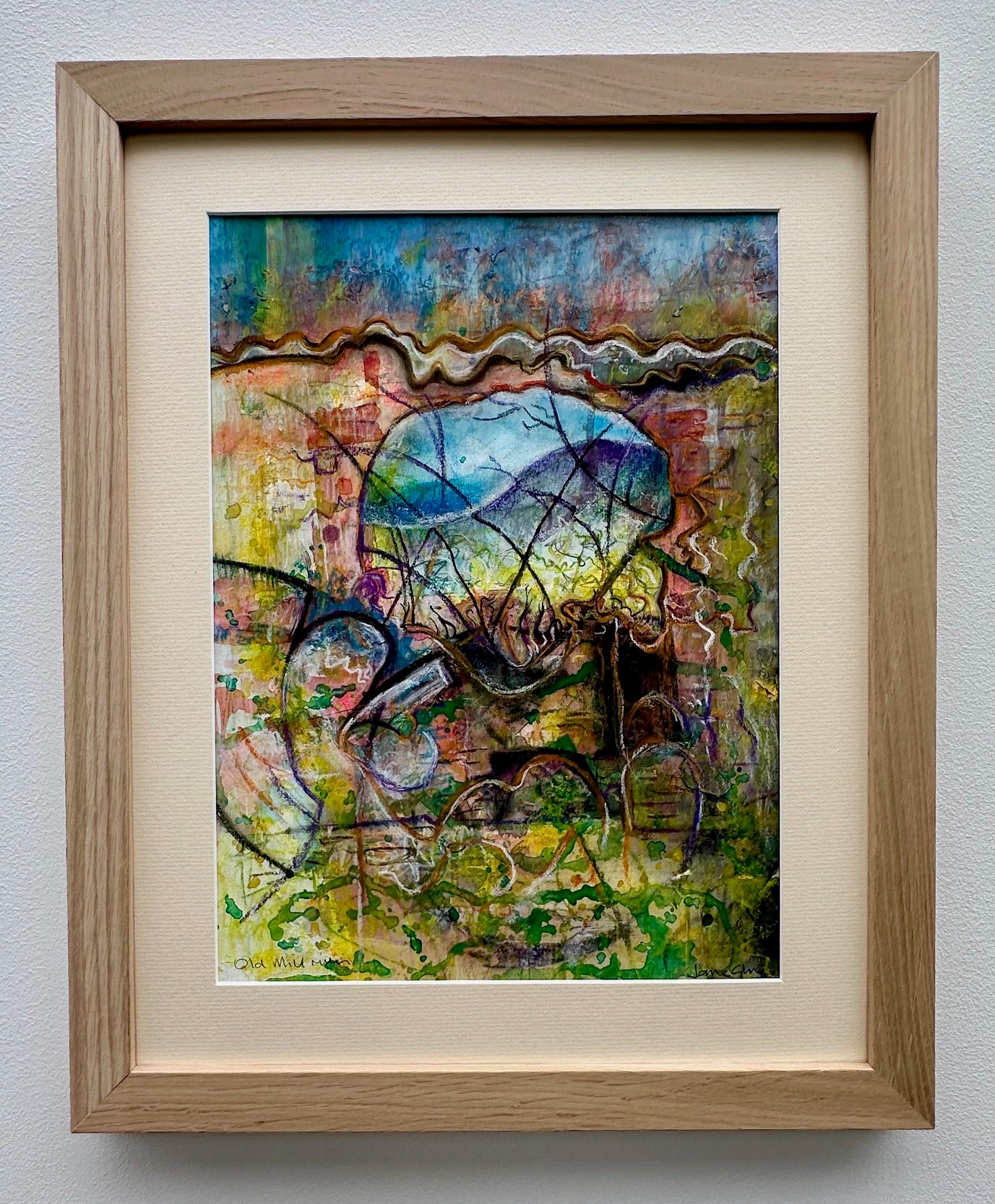 Original painting/Old Mill ruin