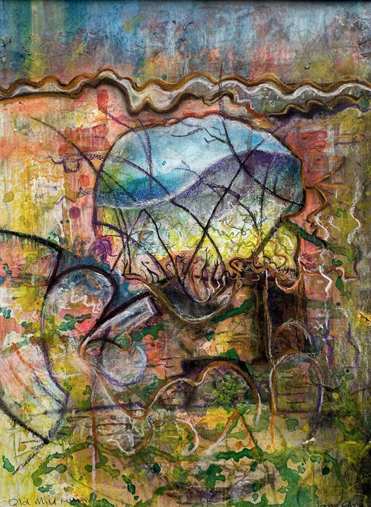 Original painting/Old Mill ruin