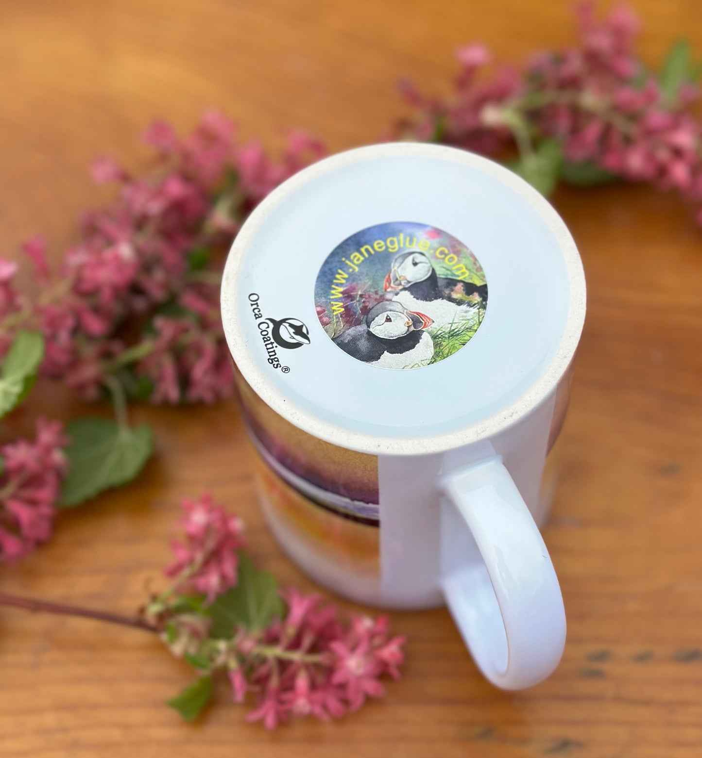 Ceramic mug/Purple sunset
