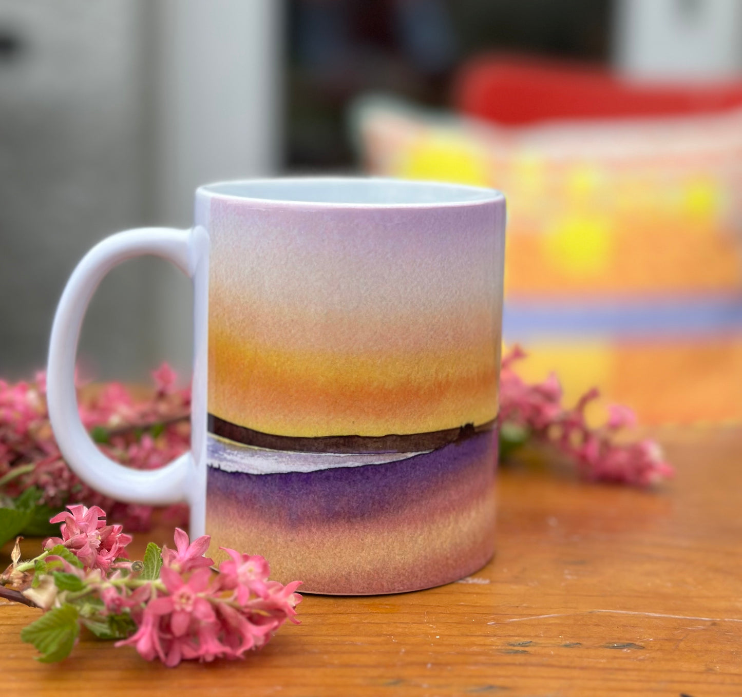 Ceramic mug/Purple sunset