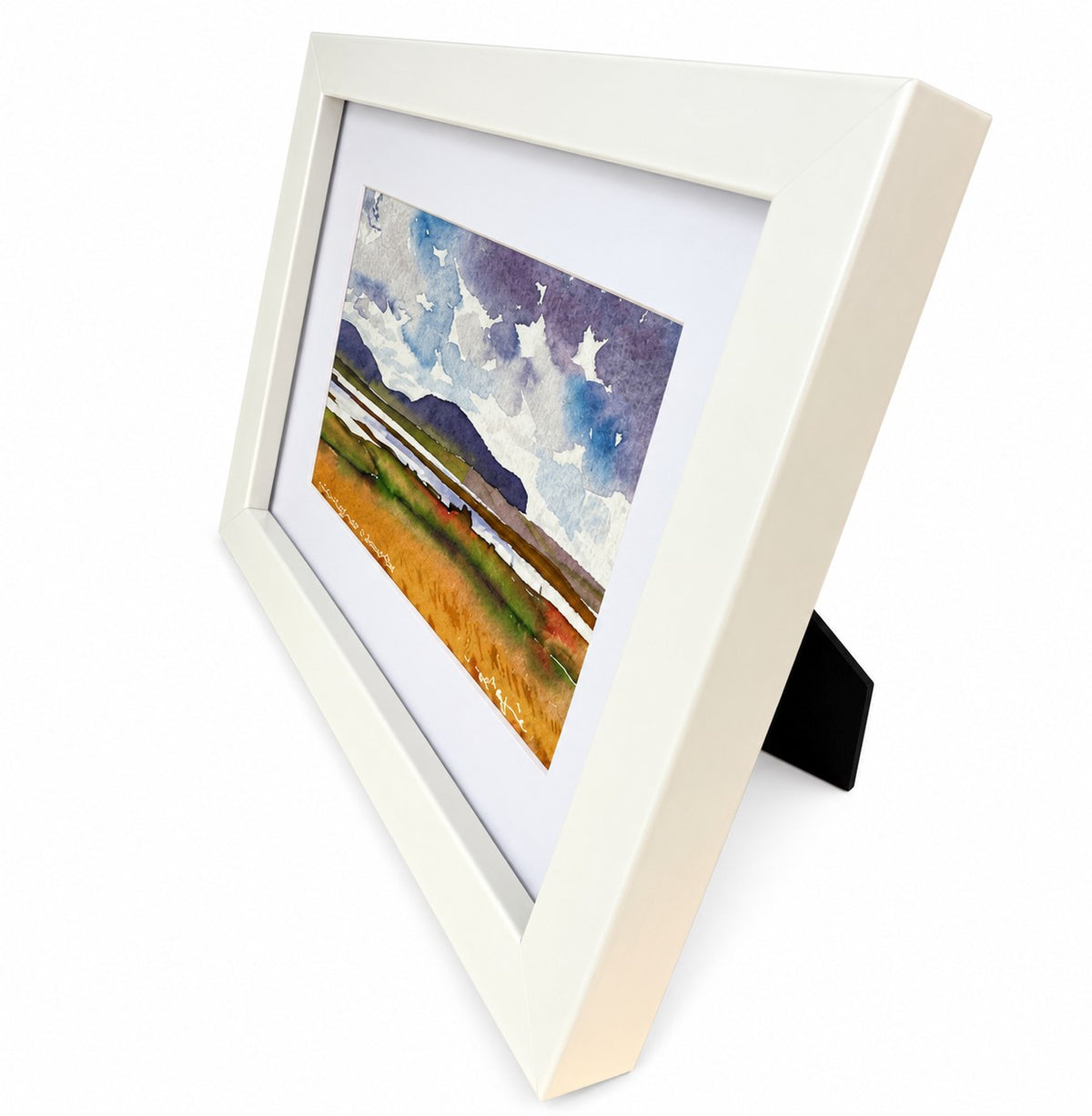 Small framed print/Orkney Landscape in summertime