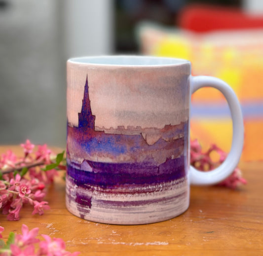 Ceramic mug/Sunset over Kirkwall bay