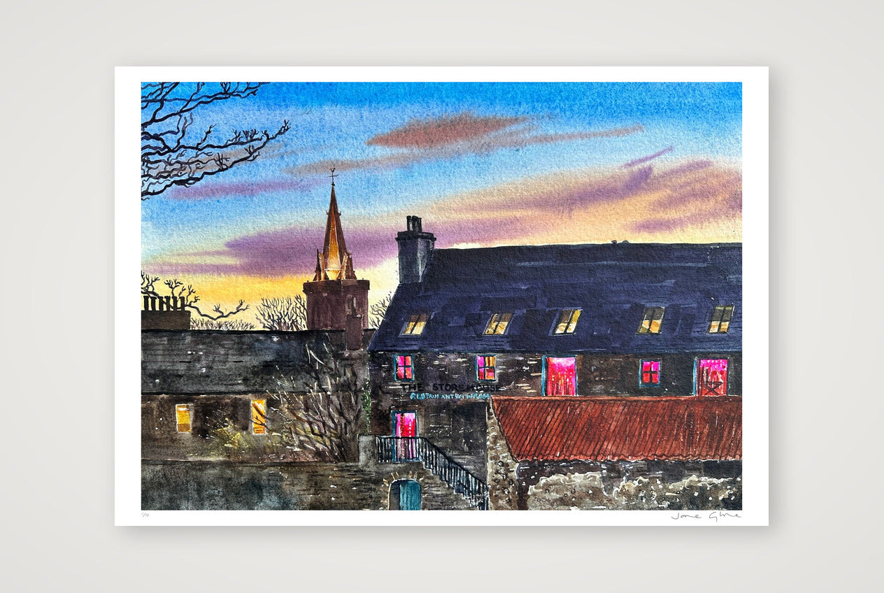 The Storehouse, Kirkwall — 84×59cm, 33×23" Print only