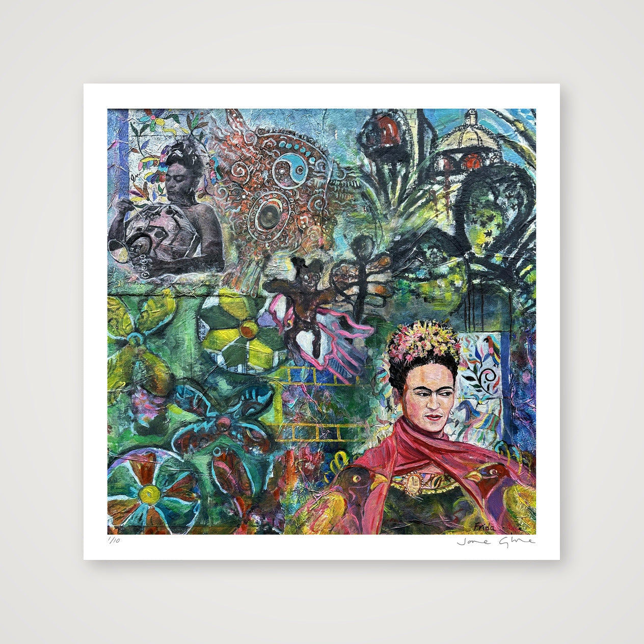 Frida  — 70×70cm, 28×28" Print only