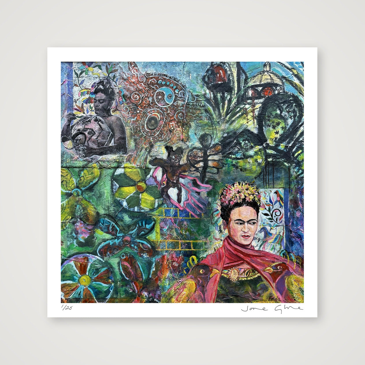 Frida  — 50×50cm, 20×20" Print only