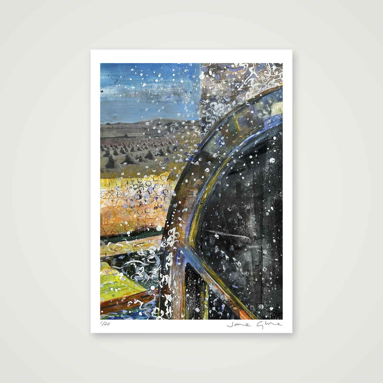 The Mill Wheel  — 42×59cm, 17×23" Print only