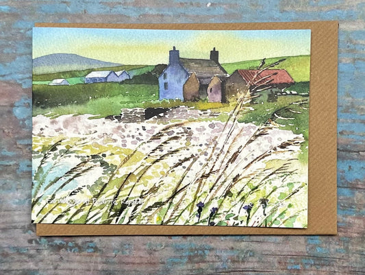 Card -  Farmhouse at Puldrite, Rendall