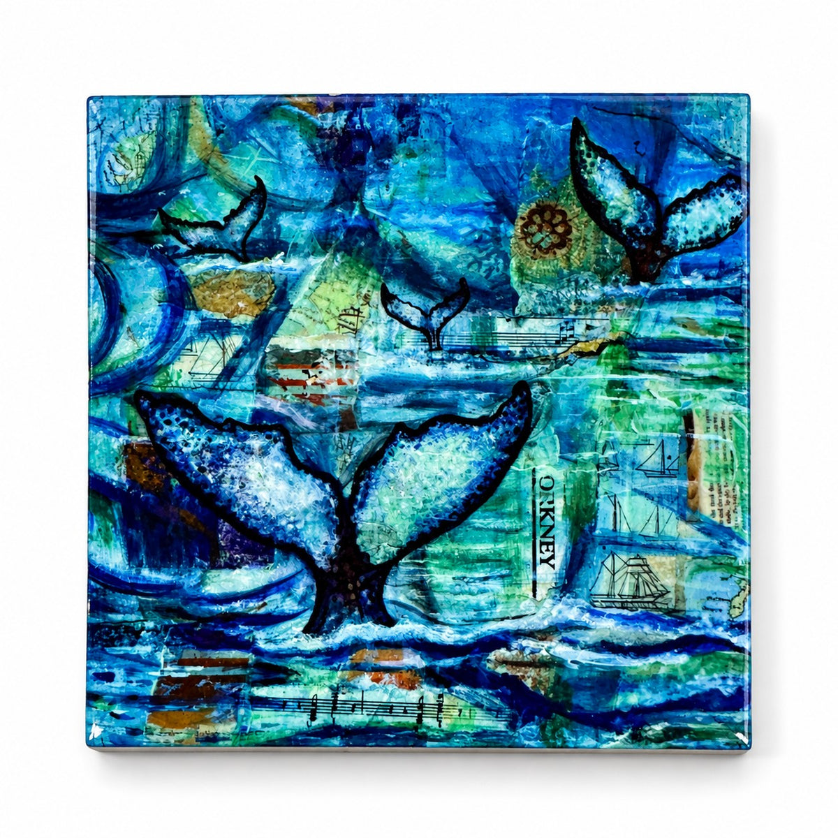 Small ceramic tile/Flukes