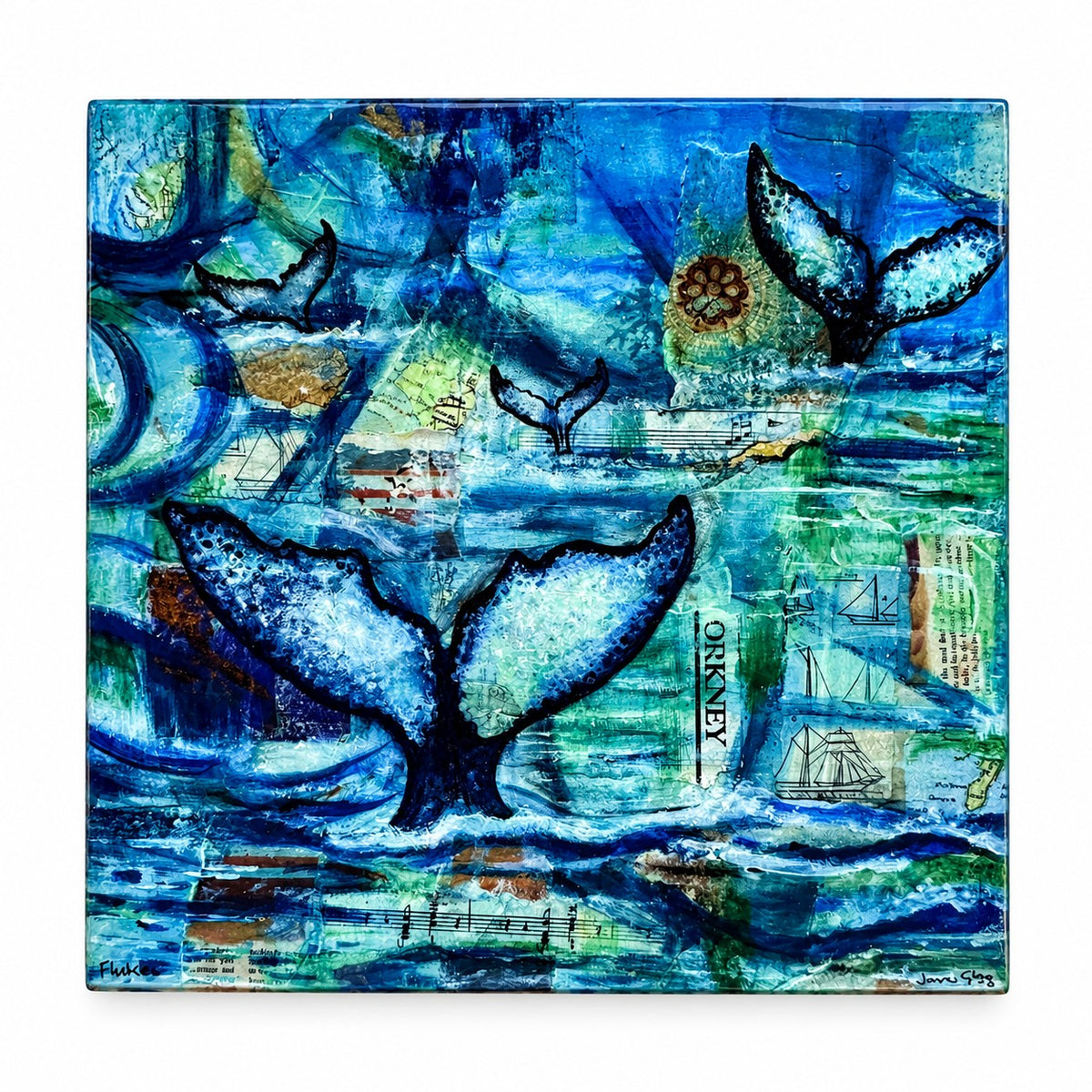Large ceramic tile/Flukes