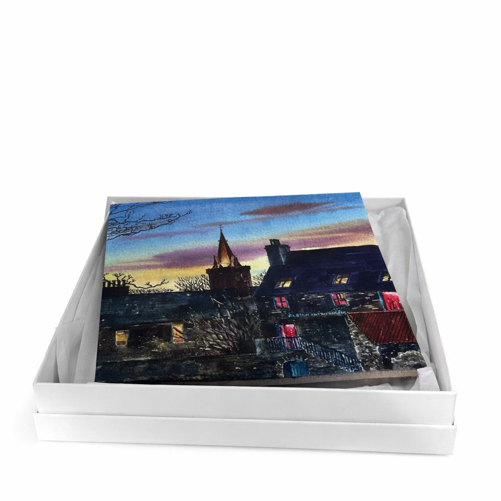 Large ceramic tile/The Storehouse, Kirkwall