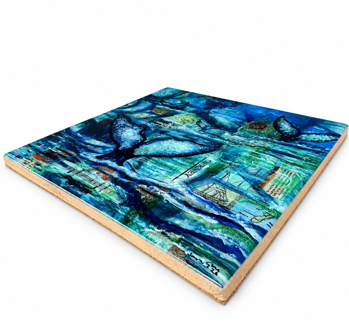 Large ceramic tile/Flukes