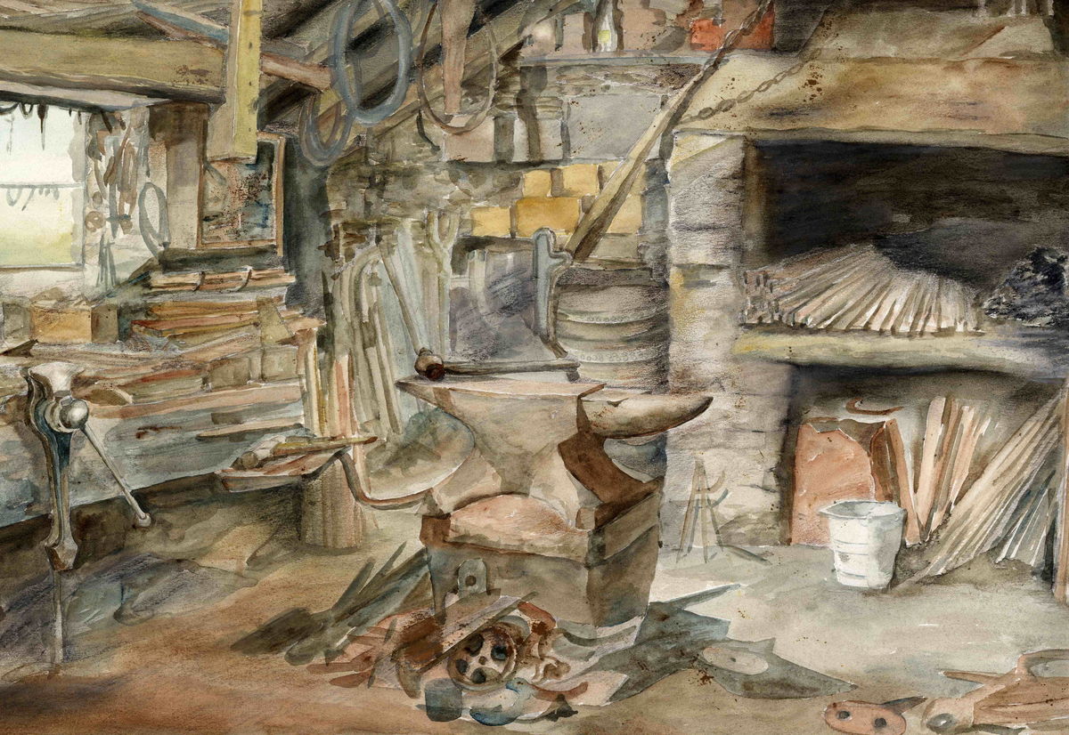 Limited edition print/Old Smithy, South Ronaldsay in Orkney