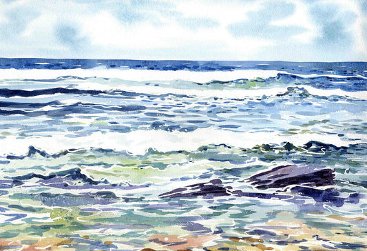 Limited edition print/Summer waves