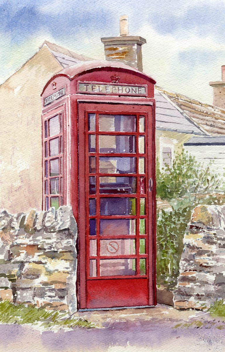 Limited edition print/The red telephone box