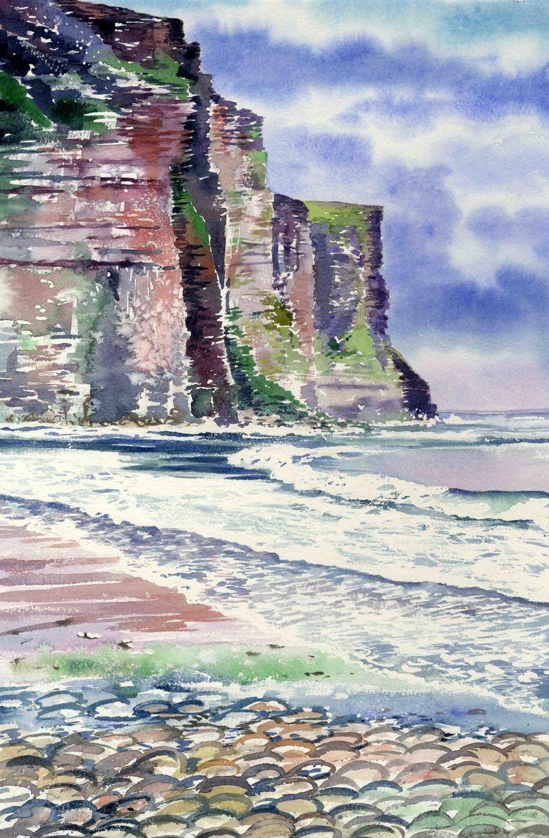 Limited edition print/Cliffs at Rackwick in Hoy