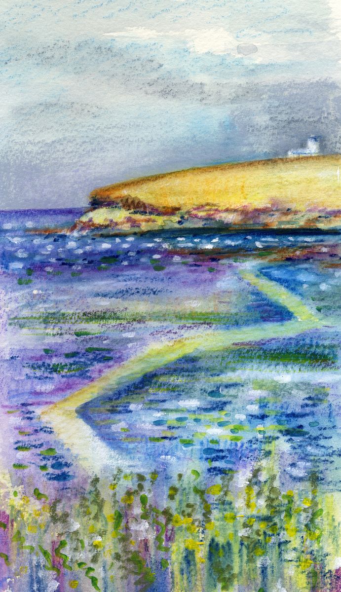 Limited edition print/Pathway across to the brough of birsay, Orkney
