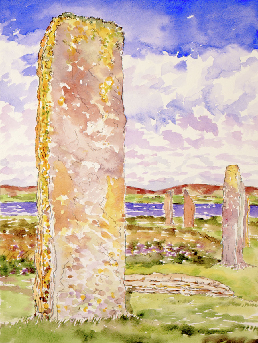 Limited edition print/Stones at Brodgar in Orkney