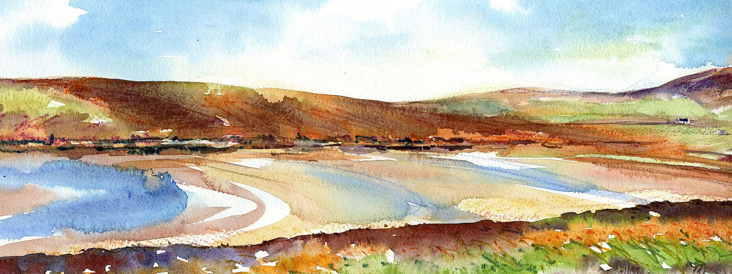 Limited edition print/Waulkmill bay with sand