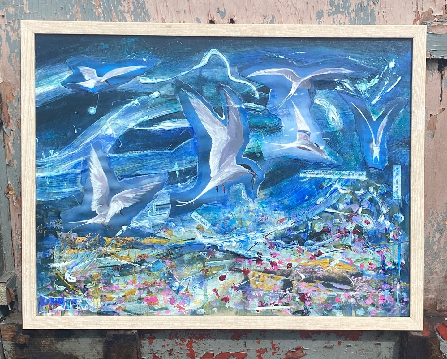 Limited edition print/Wonderful terns swaying and swooping