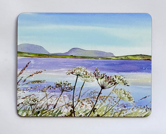 Designer tablemat/Summers Day at Stenness loch