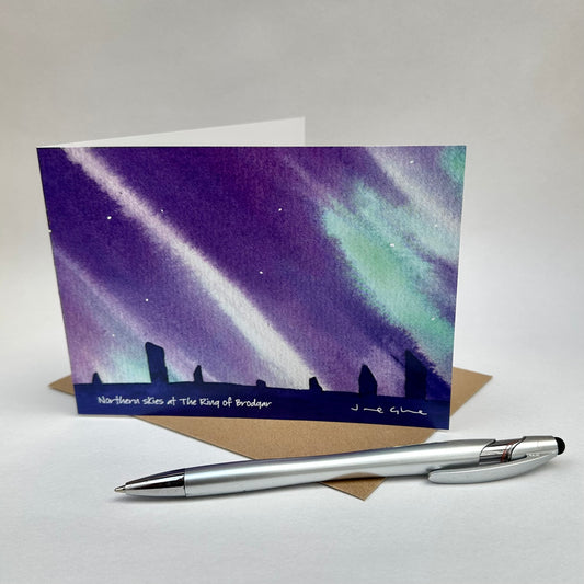 Card -  Northern skies