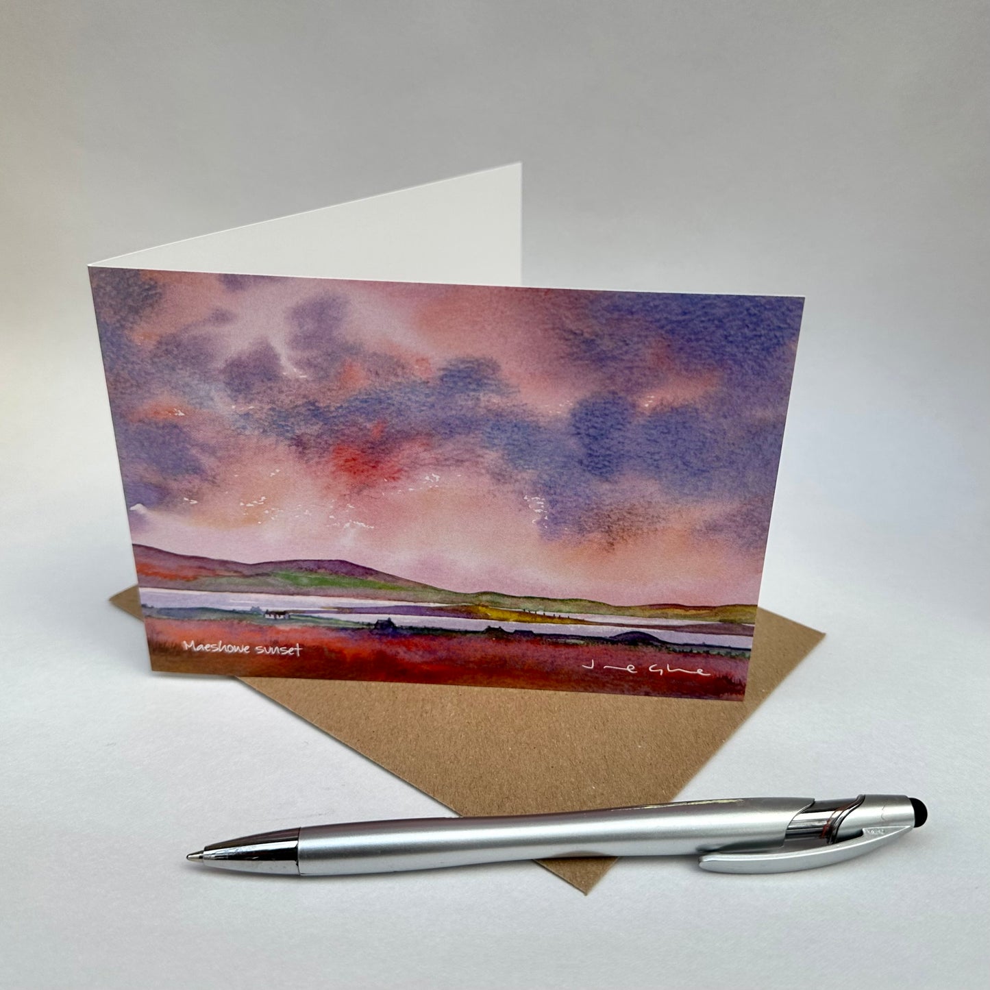 Card -  Maeshowe sunset