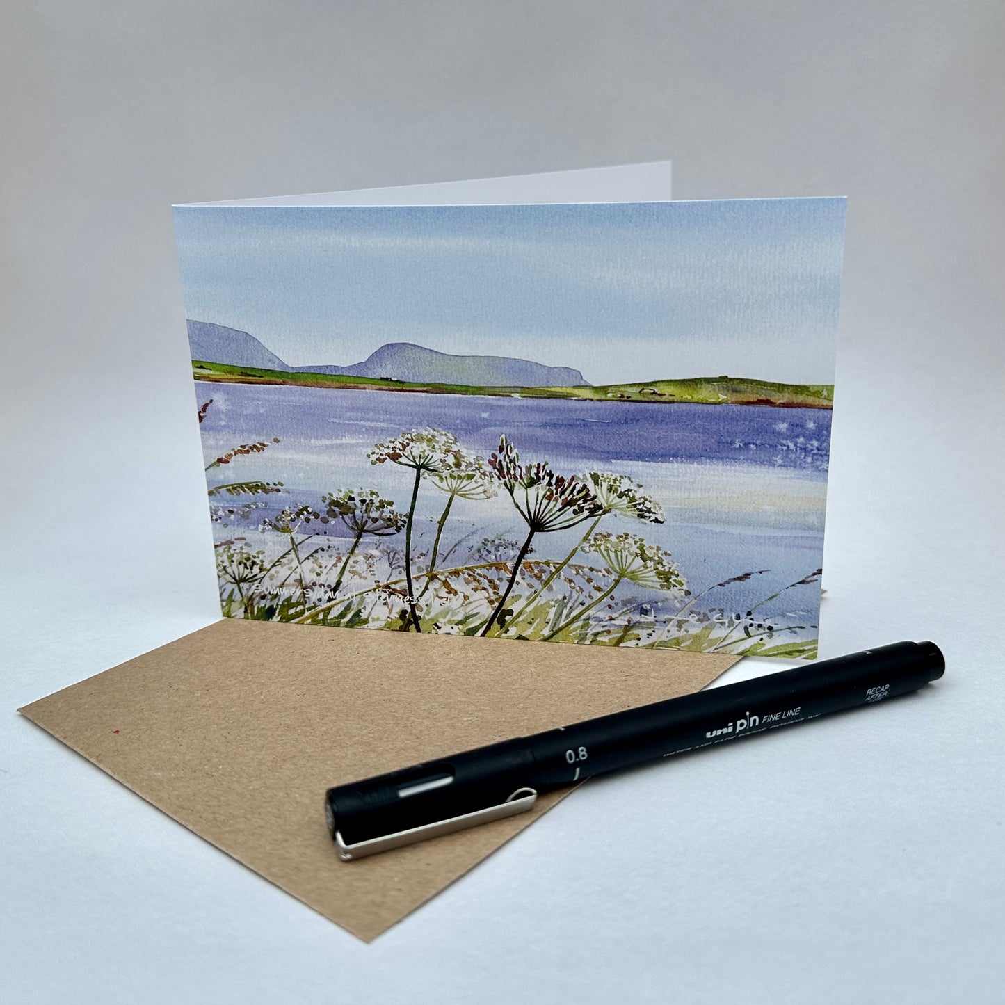 Card - Summers Day at Stenness Loch