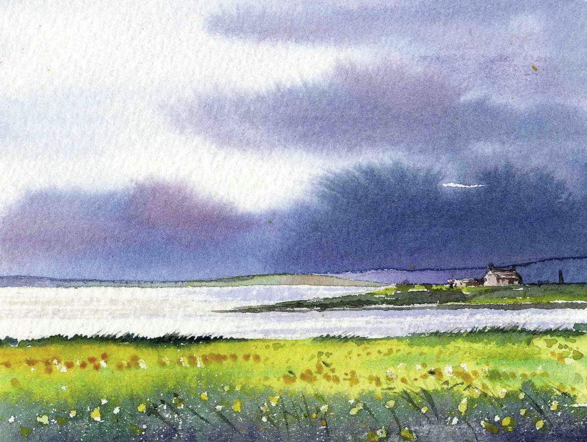 Limited edition print/Stenness loch view,Orkney