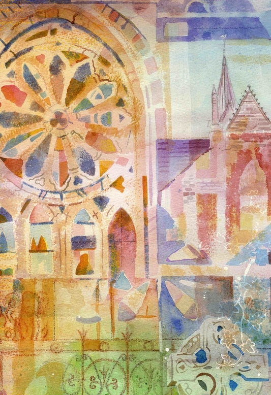 Limited edition print/St Magnus Cathedral Abstract