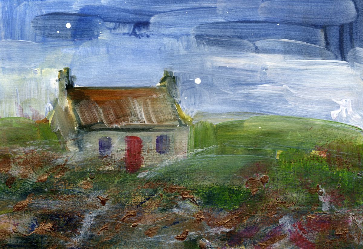 Limited edition print/Old house, Orkney