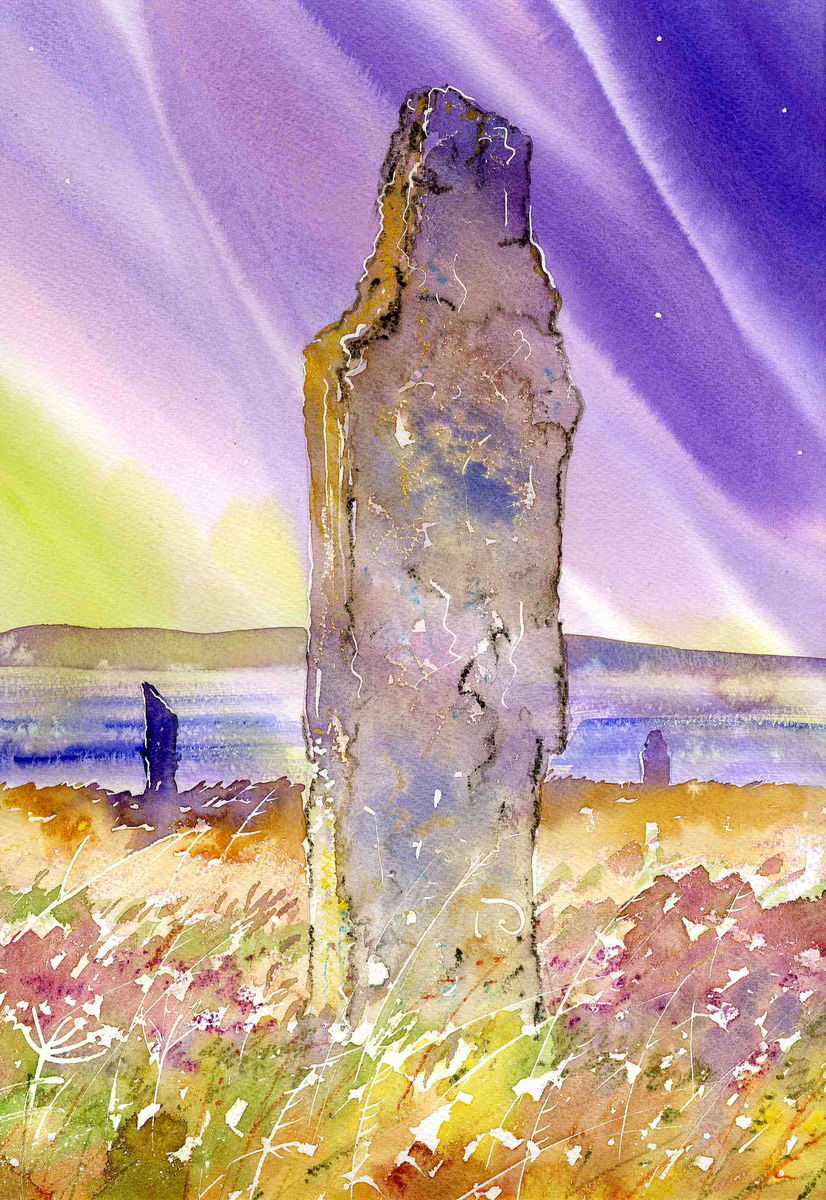 Limited edition print/Magic Stones at The Ring of Brodgar, Orkney