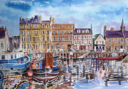 Limited edition print/Summers evening at Kirkwall harbour