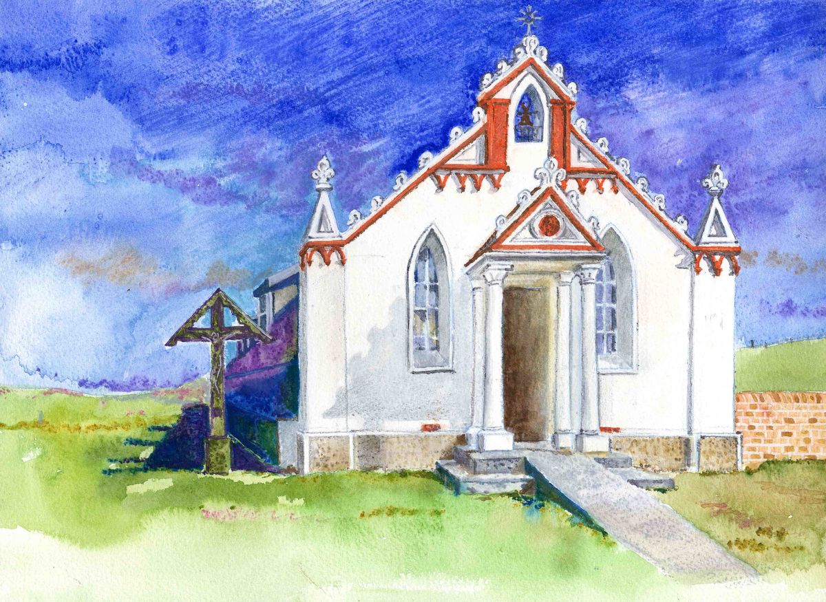 Limited edition print/The Italian chapel in Orkney