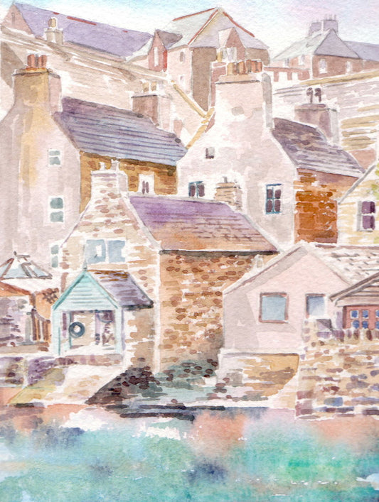 Limited edition print/Stromness shore